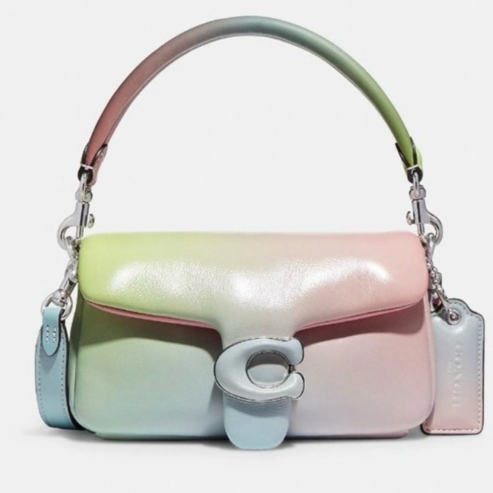 Coach pillow tabby leather bag pastel brand new
